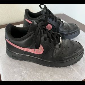 Nike Black AF-1s